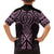 Mawhero Maori Ta Moko Poutama Art Family Matching Off The Shoulder Long Sleeve Dress and Hawaiian Shirt