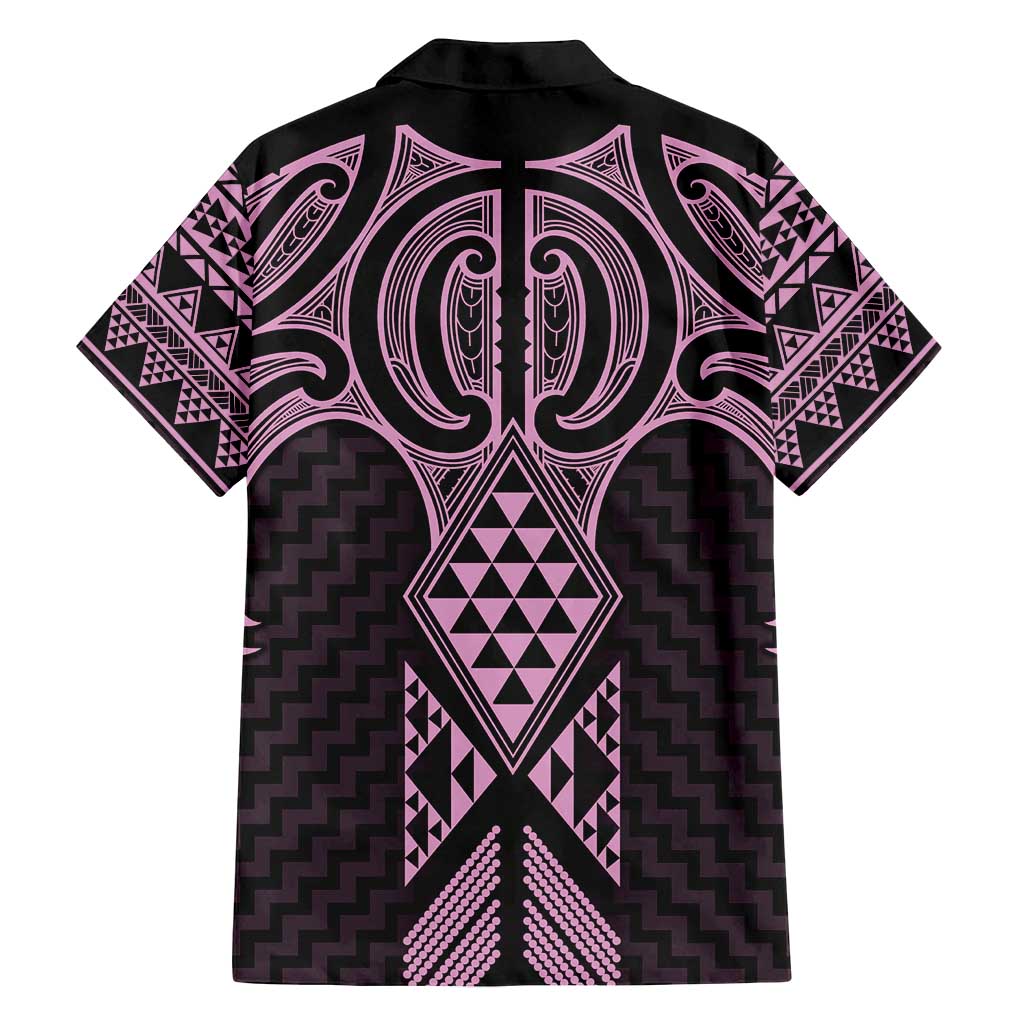 Mawhero Maori Ta Moko Poutama Art Family Matching Tank Maxi Dress and Hawaiian Shirt LT9 - Polynesian Pride