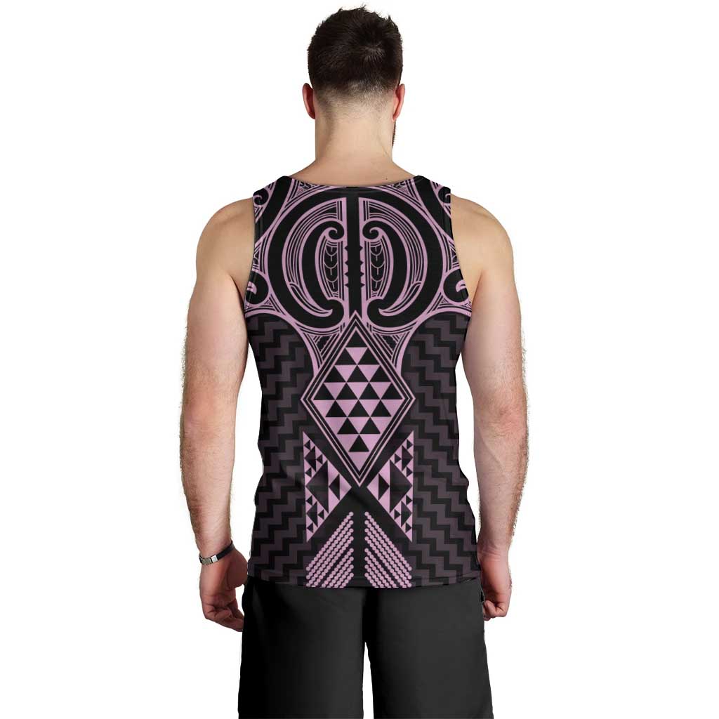 Mawhero Maori Ta Moko Poutama Art Men Tank Top