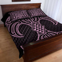 Mawhero Maori Ta Moko Poutama Art Quilt Bed Set