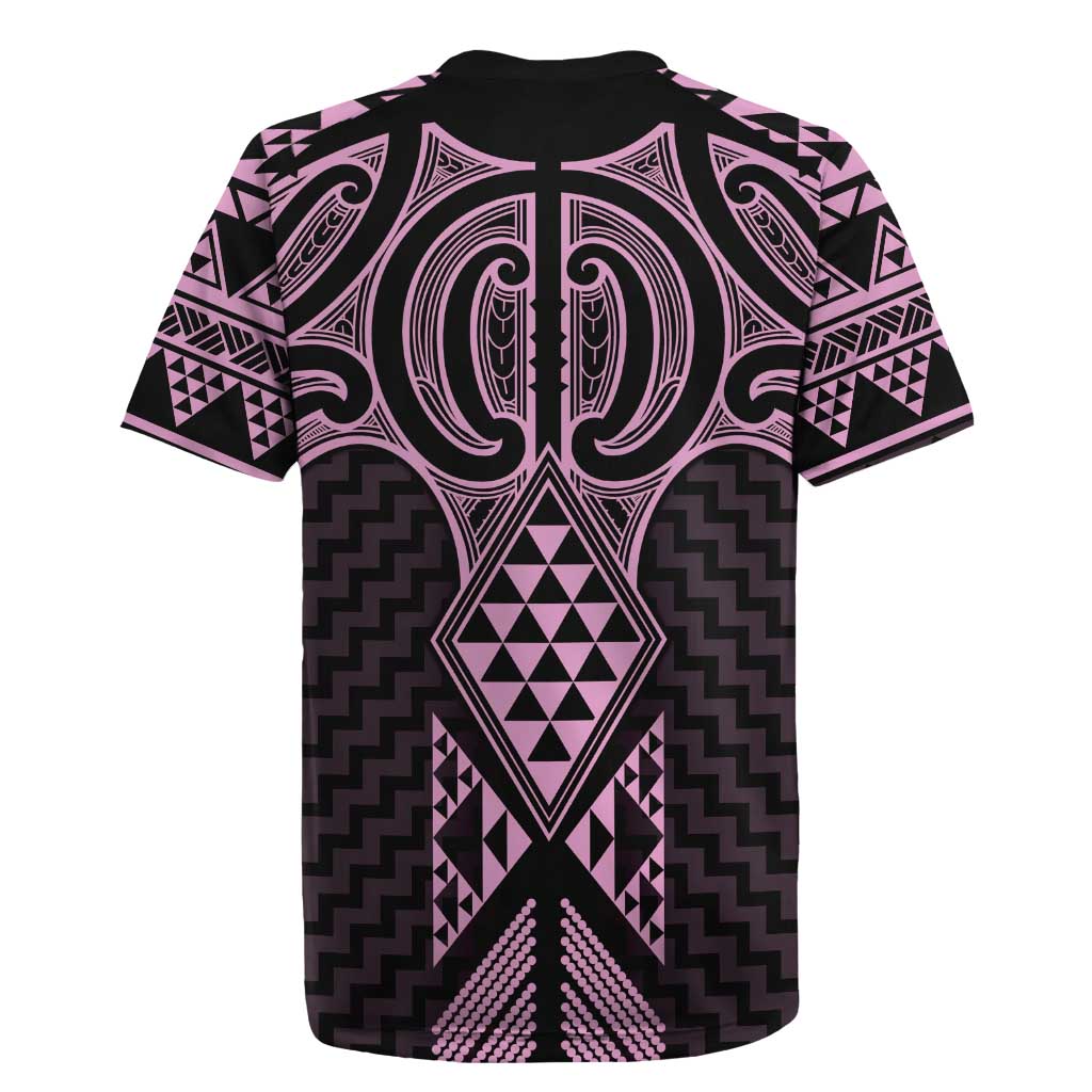 Mawhero Maori Ta Moko Poutama Art Rugby Jersey LT9 - Polynesian Pride