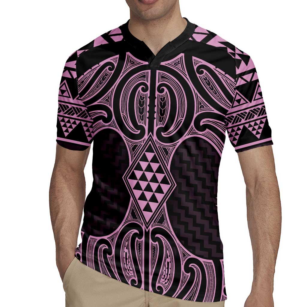 Mawhero Maori Ta Moko Poutama Art Rugby Jersey LT9 - Polynesian Pride