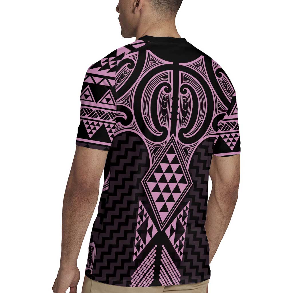 Mawhero Maori Ta Moko Poutama Art Rugby Jersey LT9 - Polynesian Pride