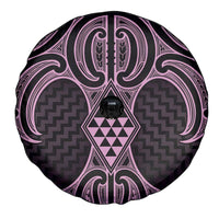 Mawhero Maori Ta Moko Poutama Art Spare Tire Cover