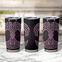 Mawhero Maori Ta Moko Poutama Art Tumbler Cup LT9 - Polynesian Pride