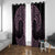 Mawhero Maori Ta Moko Poutama Art Window Curtain