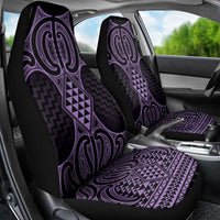 Waiporoporo Maori Ta Moko Poutama Art Car Seat Cover