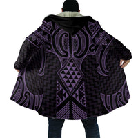Waiporoporo Maori Ta Moko Poutama Art Cloak - Polynesian Pride