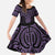 Waiporoporo Maori Ta Moko Poutama Art Family Matching Off The Shoulder Long Sleeve Dress and Hawaiian Shirt