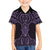 Waiporoporo Maori Ta Moko Poutama Art Family Matching Off The Shoulder Long Sleeve Dress and Hawaiian Shirt