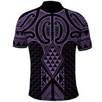 Waiporoporo Maori Ta Moko Poutama Art Polo Shirt