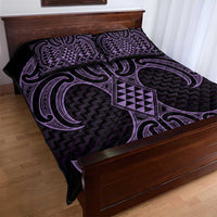 Waiporoporo Maori Ta Moko Poutama Art Quilt Bed Set