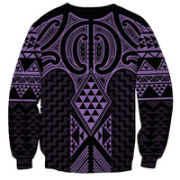 Waiporoporo Maori Ta Moko Poutama Art Sweatshirt