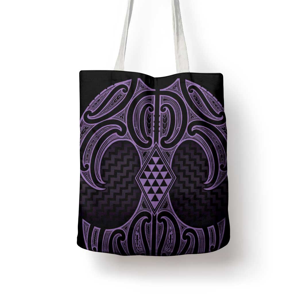 Waiporoporo Maori Ta Moko Poutama Art Tote Bag - Polynesian Pride