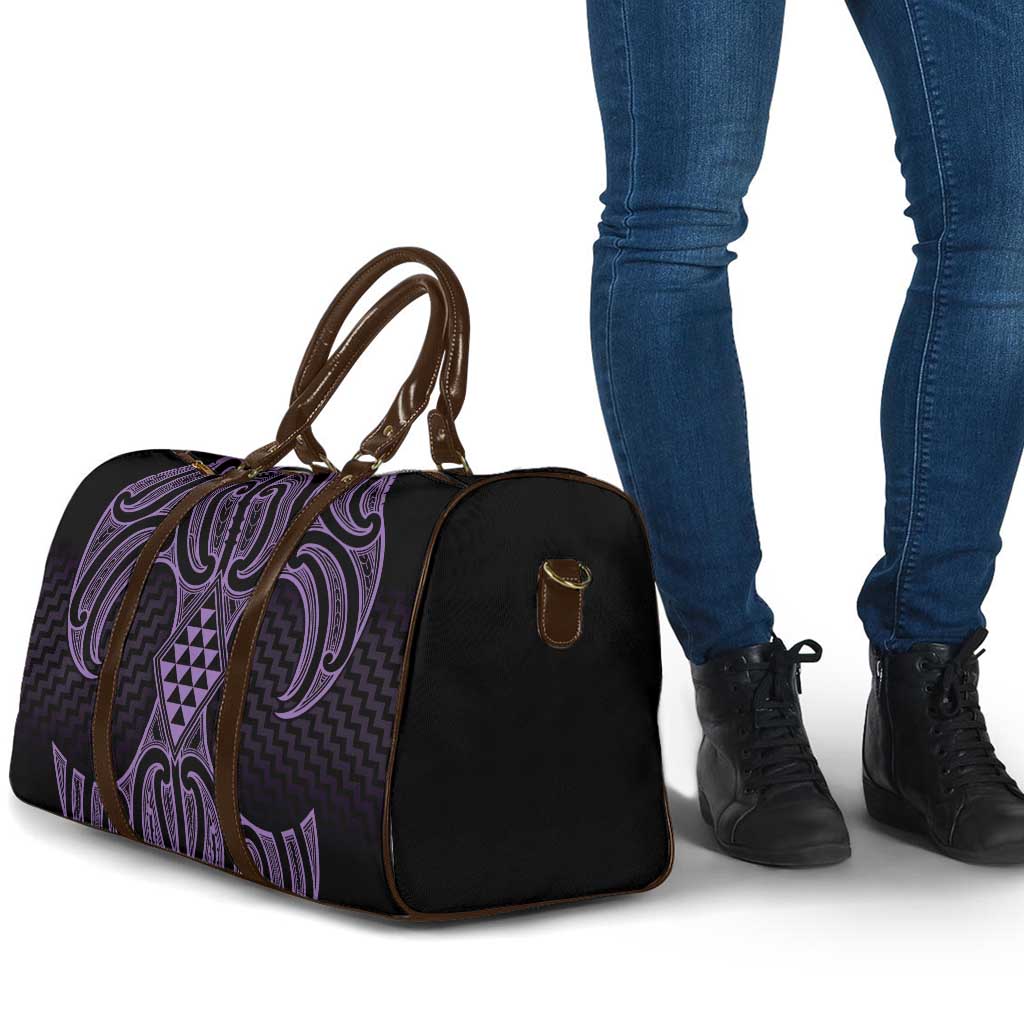 Waiporoporo Maori Ta Moko Poutama Art Travel Bag - Polynesian Pride