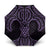 Waiporoporo Maori Ta Moko Poutama Art Umbrella - Polynesian Pride