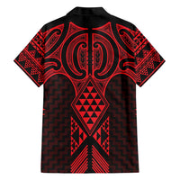 Whero Maori Ta Moko Poutama Art Hawaiian Shirt