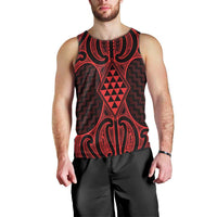 Whero Maori Ta Moko Poutama Art Men Tank Top