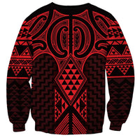 Whero Maori Ta Moko Poutama Art Sweatshirt