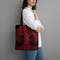 Whero Maori Ta Moko Poutama Art Tote Bag - Polynesian Pride