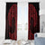 Whero Maori Ta Moko Poutama Art Window Curtain