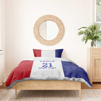 New Zealand Rugby Pacific Personalised Bedding Set Maori Style Tribal Tapa Pattern