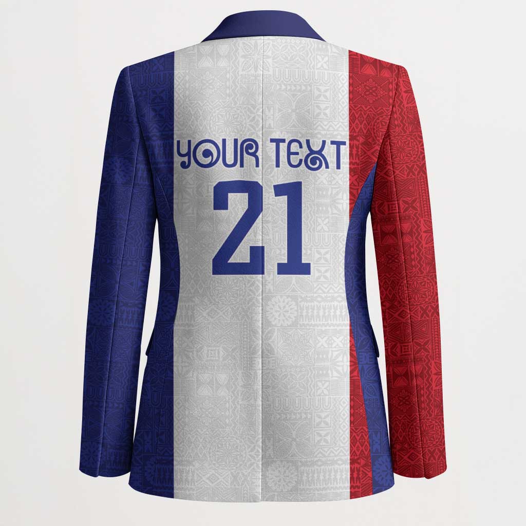 New Zealand Rugby Pacific Personalised Blazer Maori Style Tribal Tapa Pattern LT9 - Polynesian Pride