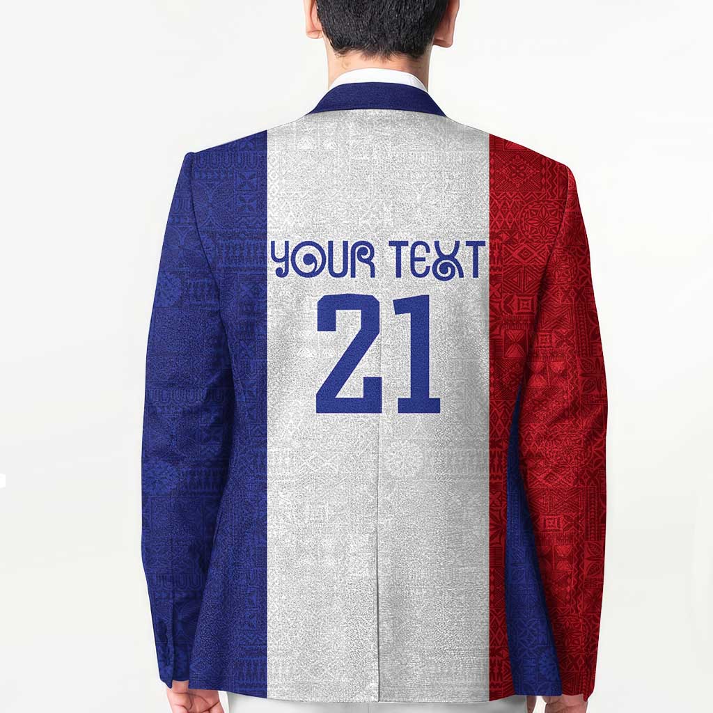 New Zealand Rugby Pacific Personalised Blazer Maori Style Tribal Tapa Pattern LT9 - Polynesian Pride