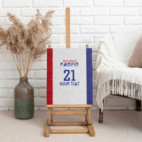 New Zealand Rugby Pacific Personalised Canvas Wall Art Maori Style Tribal Tapa Pattern