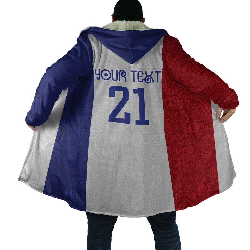 New Zealand Rugby Pacific Personalised Cloak Maori Style Tribal Tapa Pattern - Polynesian Pride