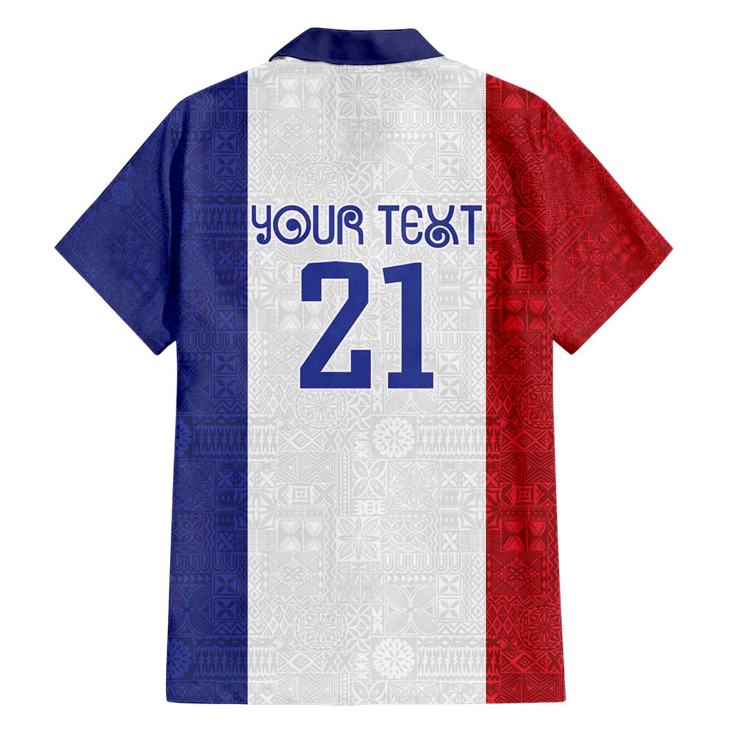 New Zealand Rugby Pacific Personalised Family Matching Off Shoulder Maxi Dress and Hawaiian Shirt Maori Style Tribal Tapa Pattern