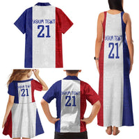 New Zealand Rugby Pacific Personalised Family Matching Tank Maxi Dress and Hawaiian Shirt Maori Style Tribal Tapa Pattern LT9 - Polynesian Pride