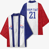 New Zealand Rugby Pacific Personalised Kimono Maori Style Tribal Tapa Pattern - Polynesian Pride