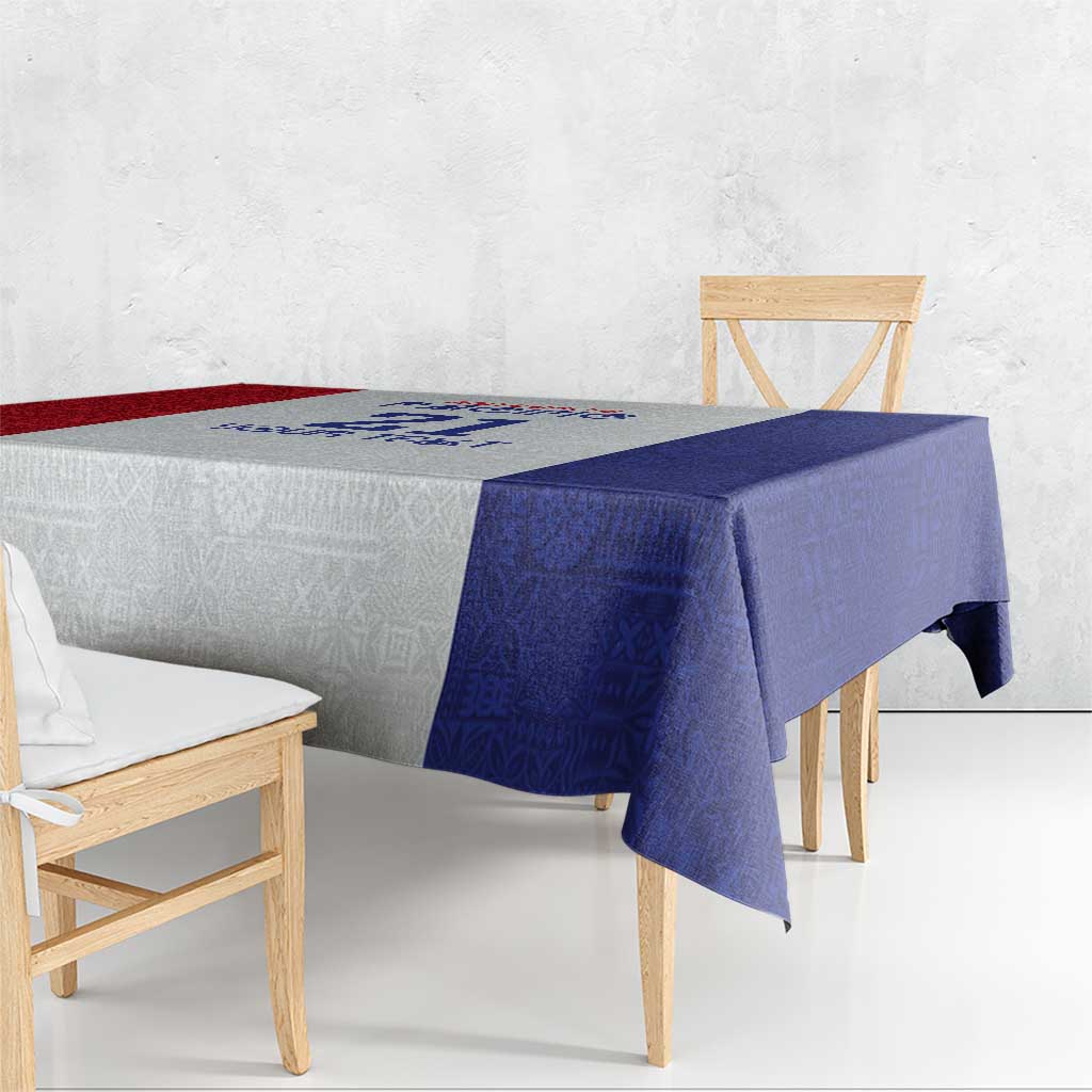 New Zealand Rugby Pacific Personalised Tablecloth Maori Style Tribal Tapa Pattern LT9 - Polynesian Pride