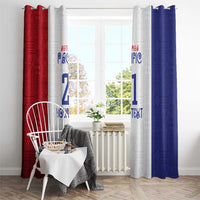 New Zealand Rugby Pacific Personalised Window Curtain Maori Style Tribal Tapa Pattern LT9 - Polynesian Pride