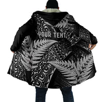 New Zealand Rugby Pacific Personalised Cloak All Black Maori Pasifika Fern Pattern - Polynesian Pride