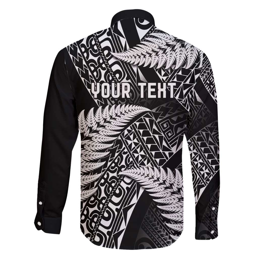 New Zealand Rugby Pacific Personalised Family Matching Summer Maxi Dress and Hawaiian Shirt All Black Maori Pasifika Fern Pattern LT9 - Polynesian Pride