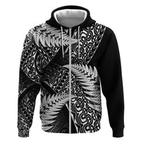 New Zealand Rugby Pacific Personalised Hoodie All Black Maori Pasifika Fern Pattern