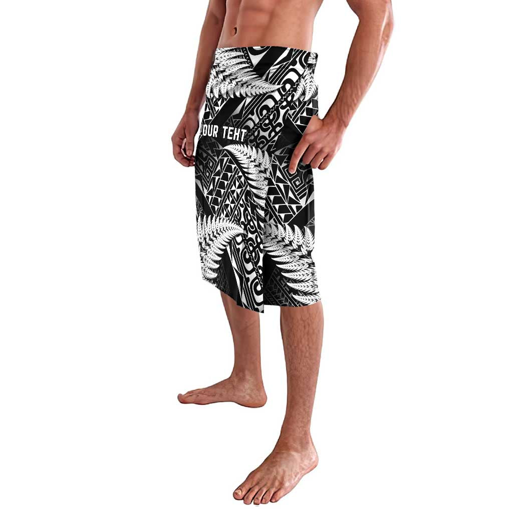 New Zealand Rugby Pacific Personalised Lavalava All Black Maori Pasifika Fern Pattern