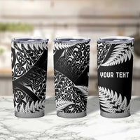 New Zealand Rugby Pacific Personalised Tumbler Cup All Black Maori Pasifika Fern Pattern LT9 - Polynesian Pride