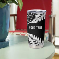 New Zealand Rugby Pacific Personalised Tumbler Cup All Black Maori Pasifika Fern Pattern LT9 - Polynesian Pride