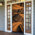New Zealand Rugby Pacific Personalised Door Cover All Gold Maori Pasifika Fern Pattern - Polynesian Pride