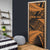 New Zealand Rugby Pacific Personalised Door Cover All Gold Maori Pasifika Fern Pattern - Polynesian Pride
