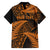 New Zealand Rugby Pacific Personalised Family Matching Off The Shoulder Long Sleeve Dress and Hawaiian Shirt All Gold Maori Pasifika Fern Pattern