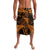 New Zealand Rugby Pacific Personalised Lavalava All Gold Maori Pasifika Fern Pattern