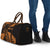 New Zealand Rugby Pacific Personalised Travel Bag All Gold Maori Pasifika Fern Pattern - Polynesian Pride