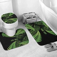 New Zealand Rugby Pacific Personalised Bathroom Set All Lime Maori Pasifika Fern Pattern - Polynesian Pride