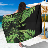 New Zealand Rugby Pacific Personalised Sarong All Lime Maori Pasifika Fern Pattern LT9 One Size 44 x 66 inches Lime - Polynesian Pride