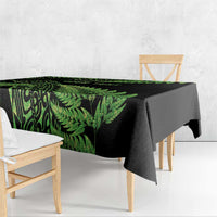 New Zealand Rugby Pacific Personalised Tablecloth All Lime Maori Pasifika Fern Pattern LT9 - Polynesian Pride
