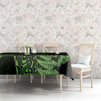 New Zealand Rugby Pacific Personalised Tablecloth All Lime Maori Pasifika Fern Pattern LT9 - Polynesian Pride